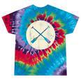 Retro Vintage Canoe Paddles Crossing Canoe & Kayaking Tie-Dye T-Shirts Festival Tie-Dye