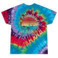 Never Underestimate An Old Man With a Canoe Retro Sleeveless Tie-Dye T-Shirts Festival Tie-Dye