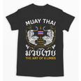 The Art Of 8 Limbs Sak Yant Tiger Muay Thai Unisex T-Shirt, trending gift The Art Of 8 Limbs Sak Yant Tiger Muay Thai Unisex T-Shirt, trending gift