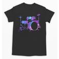 Cool Drum Kit Percussion Vintage Retro Drummer Costume Unisex T-Shirt, trending gift Cool Drum Kit Percussion Vintage Retro Drummer Costume Unisex T-Shirt, trending gift