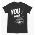 Drum Kit Drummer 81 Years 81st Birthday Men Women Unisex T-Shirt, trending gift Drum Kit Drummer 81 Years 81st Birthday Men Women Unisex T-Shirt, trending gift