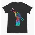 Drummer Drum Kit Tie Dye Hippie Drummer Unisex T-Shirt, trending gift Drummer Drum Kit Tie Dye Hippie Drummer Unisex T-Shirt, trending gift