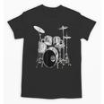 Drums Drum Kit Music Unisex T-Shirt, trending gift Drums Drum Kit Music Unisex T-Shirt, trending gift