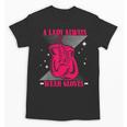 A Lady Always Wear Gloves Kickboxer Fan Muay Thai Boxing Unisex T-Shirt, trending gift A Lady Always Wear Gloves Kickboxer Fan Muay Thai Boxing Unisex T-Shirt, trending gift