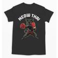 Meow Thai Muay Thai Boxing Cat Martial Arts MMA Boxer Unisex T-Shirt, trending gift