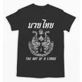 Muay Thai The Art Of 8 Limbs Martial Art Sak Yant Twin Tiger Unisex T-Shirt, trending gift