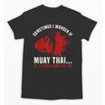 Muay Thai Boxing Teacher Kickboxing Martial Arts Instructor Unisex T-Shirt, trending gift