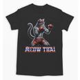 Muay Thai Cat Meow Thai Boxing Unisex T-Shirt, trending gift