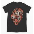 Muay Thai Fighter Teep Push Kick Minimal Line Art Clean Unisex T-Shirt, trending gift
