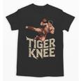 Muay Thai Fighter Tiger Knee Vintage Distressed Badge Unisex T-Shirt, trending gift