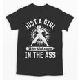 Muay Thai Girls Just a Girl Who Kicks You In The Ass Unisex T-Shirt, trending gift