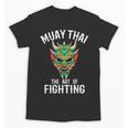 Muay Thai Oni Mask Thai Boxing And Kickboxing Unisex T-Shirt, trending gift Muay Thai Oni Mask Thai Boxing And Kickboxing Unisex T-Shirt, trending gift