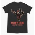 Muay Thai Respect The Art Martial Arts Kickboxing MMA Unisex T-Shirt, trending gift Muay Thai Respect The Art Martial Arts Kickboxing MMA Unisex T-Shirt, trending gift