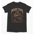 Retro Nak Muay Muay Thai Fighter Thai Boxing Gym Bear Unisex T-Shirt, trending gift Retro Nak Muay Muay Thai Fighter Thai Boxing Gym Bear Unisex T-Shirt, trending gift