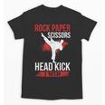 Rock Paper Scissors Head Kick I Win Muay Thai Unisex T-Shirt, trending gift Rock Paper Scissors Head Kick I Win Muay Thai Unisex T-Shirt, trending gift