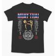 Sawadee Thai Traditional Sak Yant Thai Twin Tiger Muay Thai Unisex T-Shirt, trending gift