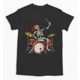 Skeleton Drummer Skull Drum Kit Halloween Sleeveless Unisex T-Shirt, trending gift