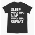 Sleep Nap Muay Thai Repeat Lover Martial Arts Unisex T-Shirt, trending gift