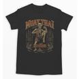 Vintage Muay Thai Belt Thai Boxing Warrior Fighter Skeleton Unisex T-Shirt, trending gift Vintage Muay Thai Belt Thai Boxing Warrior Fighter Skeleton Unisex T-Shirt, trending gift