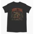 Vintage Muay Thai Wai Kru Thai Boxing Ritual Art Crocodile Unisex T-Shirt, trending gift