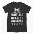Vintage World'S Okayest Drummer Drum Kit Unisex T-Shirt, trending gift Vintage World'S Okayest Drummer Drum Kit Unisex T-Shirt, trending gift