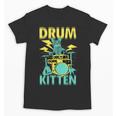 Women's Cute Drummer Cat Drum Kitten Unisex T-Shirt, trending gift Women's Cute Drummer Cat Drum Kitten Unisex T-Shirt, trending gift