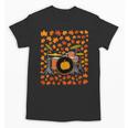 Women's Drum Kit With Leaves Fall Drummer Autumn Musician Unisex T-Shirt, trending gift Women's Drum Kit With Leaves Fall Drummer Autumn Musician Unisex T-Shirt, trending gift