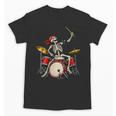 Women's Skeleton Drummer Skull Drum Kit Halloween Unisex T-Shirt, trending gift Women's Skeleton Drummer Skull Drum Kit Halloween Unisex T-Shirt, trending gift
