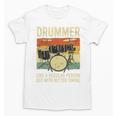 Drummer Better Timing Retro Vintage Sunset Drum Kit Graphic Unisex T-Shirt, trending gift Drummer Better Timing Retro Vintage Sunset Drum Kit Graphic Unisex T-Shirt, trending gift