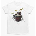 Drummer Drum Kit Raglan Baseball Tee Unisex T-Shirt, trending gift Drummer Drum Kit Raglan Baseball Tee Unisex T-Shirt, trending gift