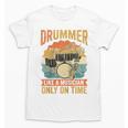 Drummer Like a Musician Only On Time Vintage Sunset Drum Kit Raglan Baseball Tee Unisex T-Shirt, trending gift Drummer Like a Musician Only On Time Vintage Sunset Drum Kit Raglan Baseball Tee Unisex T-Shirt, trending gift