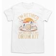 I'm Retired My Only Boss Is My Drum Kit Drums Drummer Raglan Baseball Tee Unisex T-Shirt, trending gift