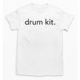 Minimalistic Drum Kit Minimal Raglan Baseball Tee Unisex T-Shirt, trending gift