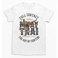 Muay Thai Fighter MMA Full Contact Retro Kickboxing Unisex T-Shirt, trending gift Muay Thai Fighter MMA Full Contact Retro Kickboxing Unisex T-Shirt, trending gift