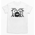 Retro Drum Kit Raglan Baseball Tee Unisex T-Shirt, trending gift Retro Drum Kit Raglan Baseball Tee Unisex T-Shirt, trending gift