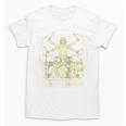 Vitruvian Drummer Drum Kit Music Lover Musician Men Raglan Baseball Tee Unisex T-Shirt, trending gift
