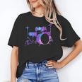 Cool Drum Kit Percussion Vintage Retro Drummer Costume Unisex T-Shirt Cool Drum Kit Percussion Vintage Retro Drummer Costume Unisex T-Shirt