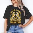 Cute Muay Thai Art For Men Women Kids Muay Thai Lovers Unisex T-Shirt