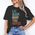 Eat Sleep Muay Thai Repeat Thai Boxing Unisex T-Shirt