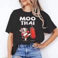 Moo Thai Muay Thai Cow Thai Boxing For Kids Muay Thai Unisex T-Shirt