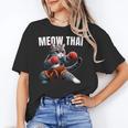 Muay Thai Cat Meow Thai Boxing Martial Art Kids Unisex T-Shirt