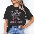 Muay Thai Cat Meow Thai Boxing Unisex T-Shirt