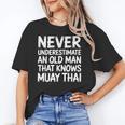 Muay Thai For Grandpa Men Mixed Martial Arts Unisex T-Shirt