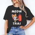Muay Thai Meow Thai Thai Boxing For Boys Muay Thai Cat Unisex T-Shirt Muay Thai Meow Thai Thai Boxing For Boys Muay Thai Cat Unisex T-Shirt