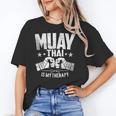 Muay Thai Is My Therapy Muay Thai Lovers Muay Thai Unisex T-Shirt
