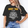 Muay Thai Sak Yant MMA Tattoo Tiger Lion Knife Martial Art Unisex T-Shirt