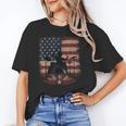 Patriotic Drum Kit Silhouette American Flag Unisex T-Shirt Patriotic Drum Kit Silhouette American Flag Unisex T-Shirt