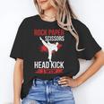 Rock Paper Scissors Head Kick I Win Muay Thai Unisex T-Shirt Rock Paper Scissors Head Kick I Win Muay Thai Unisex T-Shirt