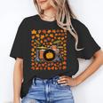 Women's Drum Kit With Leaves Fall Drummer Autumn Musician Unisex T-Shirt Women's Drum Kit With Leaves Fall Drummer Autumn Musician Unisex T-Shirt