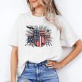 Drum Kit With American Flag Graphic For Musicians Unisex T-Shirt Drum Kit With American Flag Graphic For Musicians Unisex T-Shirt